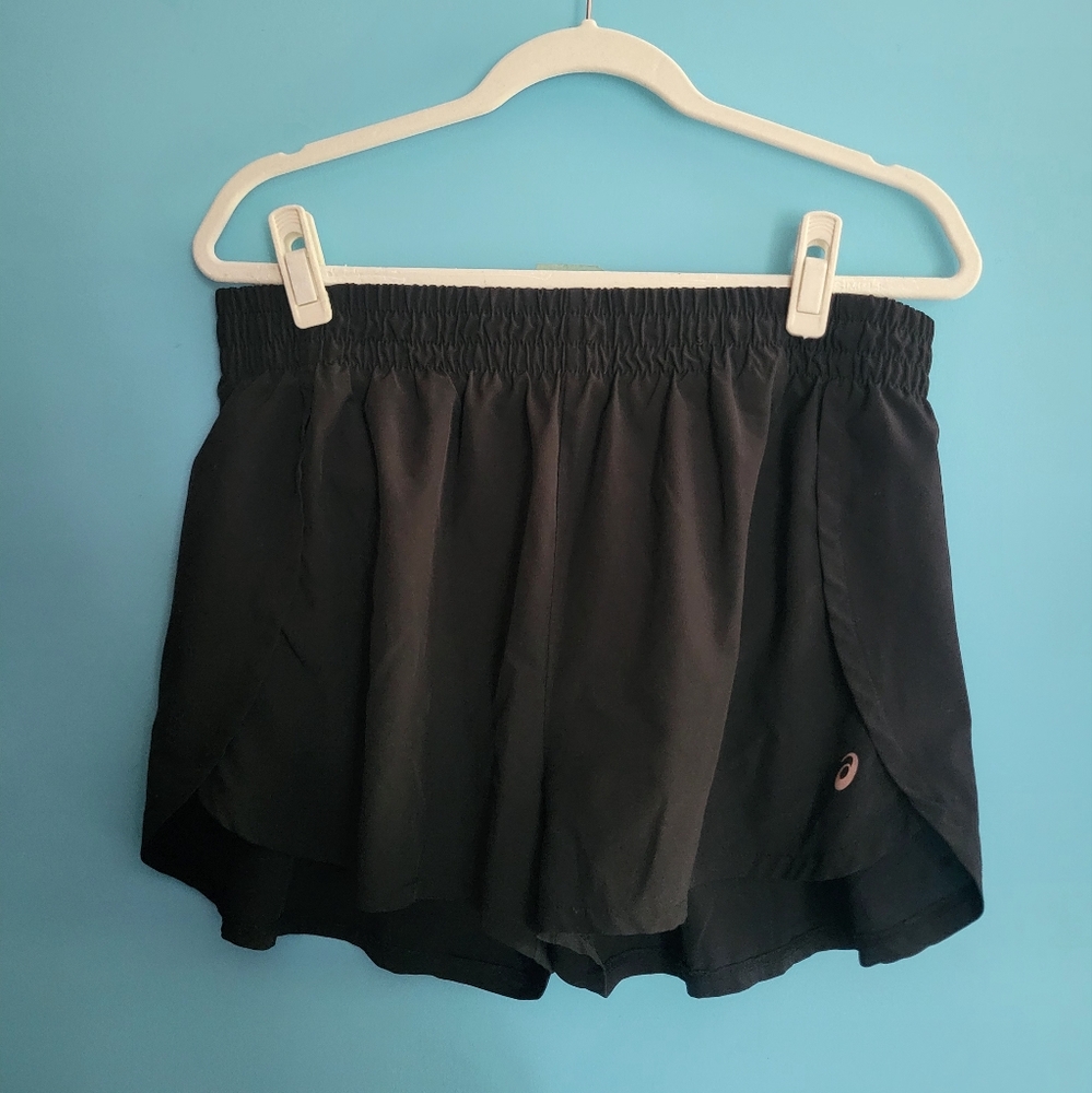 Asics Black Running Shorts 2.5" Women's XL